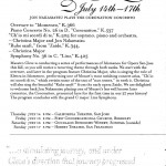 Festival Program One