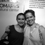 Miss Julie (r) with Protege
