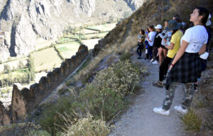 Overlooking Ollantaytambo