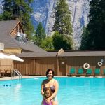 Swimming at Half Dome Village