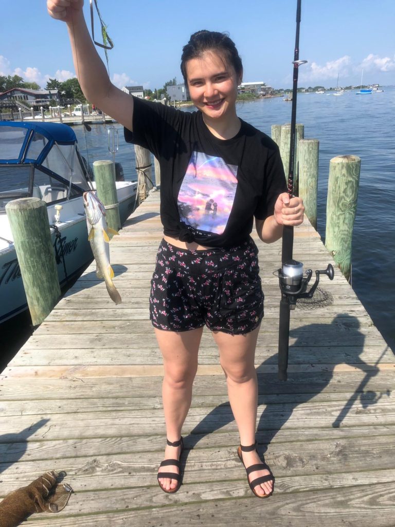 City Grrl Goes Fishing - Striped Bass